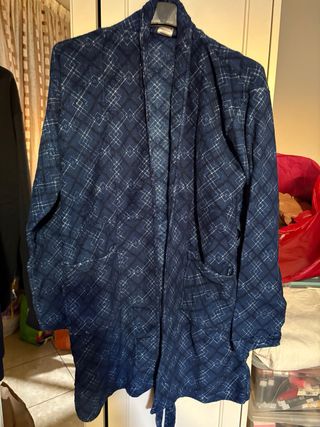 Marilyn Vestaglia Pile Blu Geometrica XL/XXL