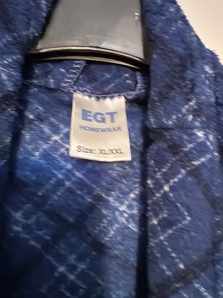 Marilyn Vestaglia Pile Blu Geometrica XL/XXL