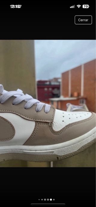 Nike Dunk Beige/Blanco Talla 41