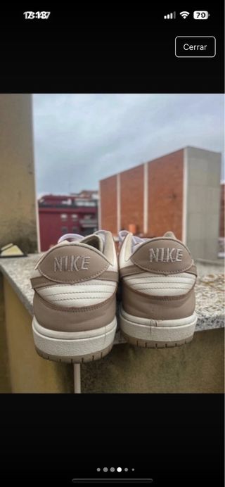 Nike Dunk Beige/Blanco Talla 41