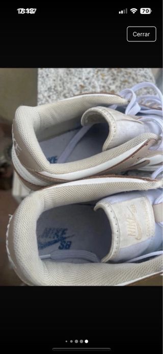 Nike Dunk Beige/Blanco Talla 41