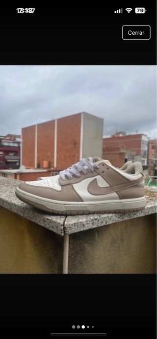 Nike Dunk Beige/Blanco Talla 41