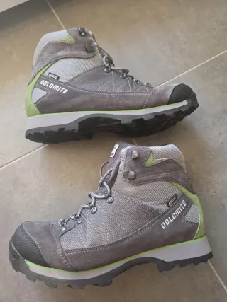 Scarponi trekking Dolomite grigi verdi