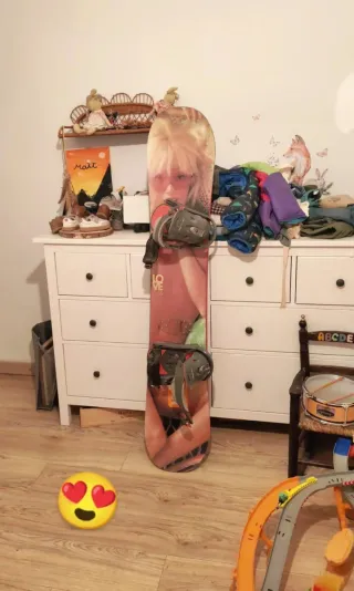 Tabla Snowboard Burton Love Series + fijaciones