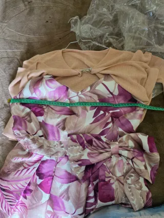 Vestido largo estampado floral