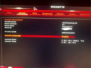 Gigabyte Z270-GamingK3+Intel i5 6600k (LEER TODO)