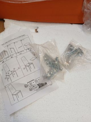 Albatros Verona Set de 2 Sillas Comedor Naranja