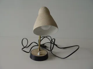 Lámpara de escritorio antigua flexible