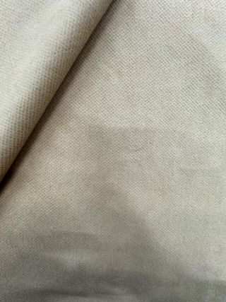 Tessuto velour beige per abbigliamento 140x75