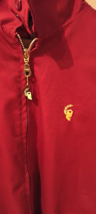 Chaqueta Harrington Burdeos