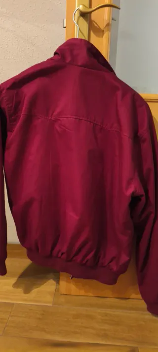 Chaqueta Harrington Burdeos