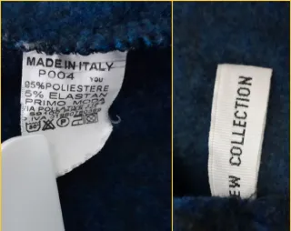 Cappotto Bouclé Blu Notte con cappuccio tg Unica