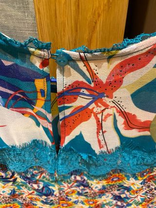 Blusa Purificación García Multicolor Talla L