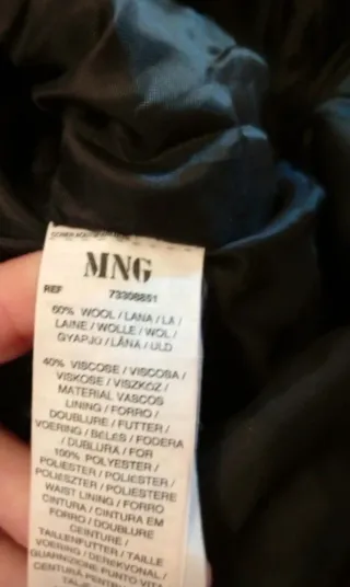 Minifalda Mango Cuadros