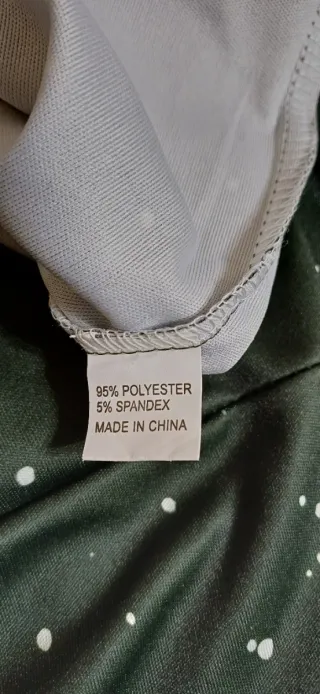 Vestido verde con estampado