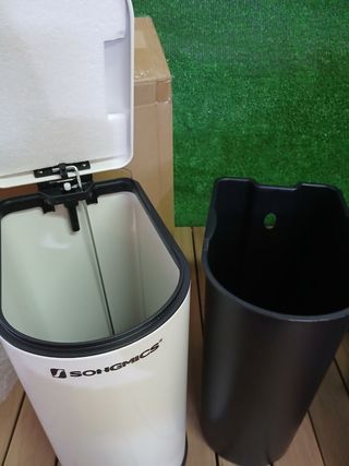 SONGMICS - Cubo de basura para baño 10 L, pequeño