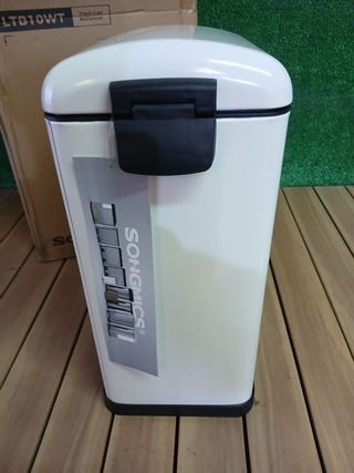 SONGMICS - Cubo de basura para baño 10 L, pequeño