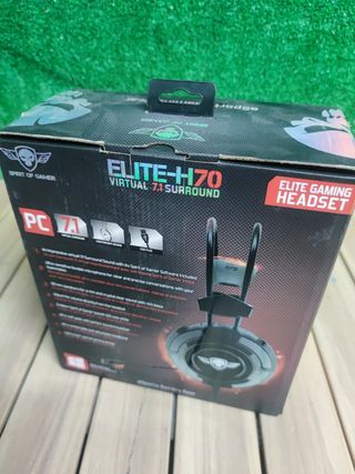 Spirit Of Gamer Elite-H70 Auriculares Gaming USB Negros
