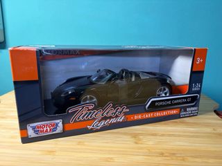 Porsche Carrera GT 1:24 MotorMax Nero