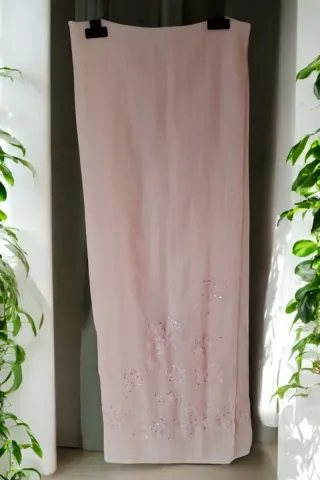 Sciarpa foulard rosa primavera paillettes