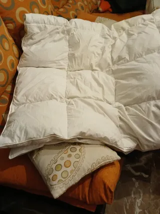 Edredón Nórdico de Plumas para cama de 150cm