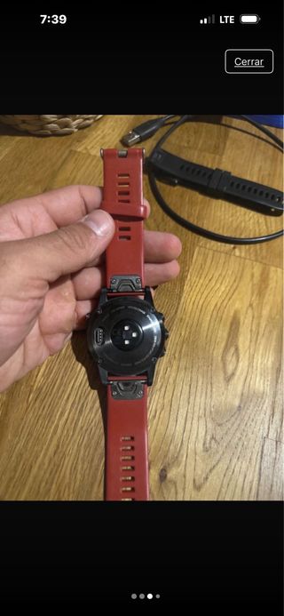 Garmin Fenix 5 Smartwatch Negro/Rojo