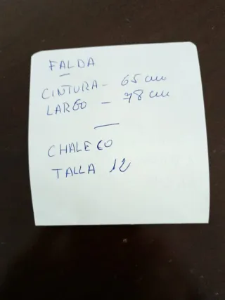 Vestido Huertana Niña: Falda y Justillo