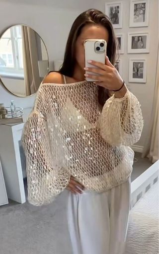 Top Zara lentejuelas viral