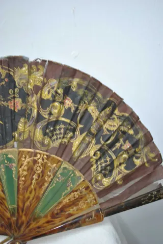 Lote 3 ventagli antichi da restaurare