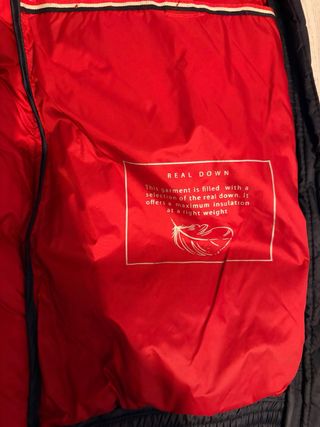 Chaqueta Acolchada de Plumas El Ganso Azul Marino