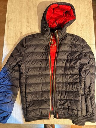 Chaqueta Acolchada de Plumas El Ganso Azul Marino