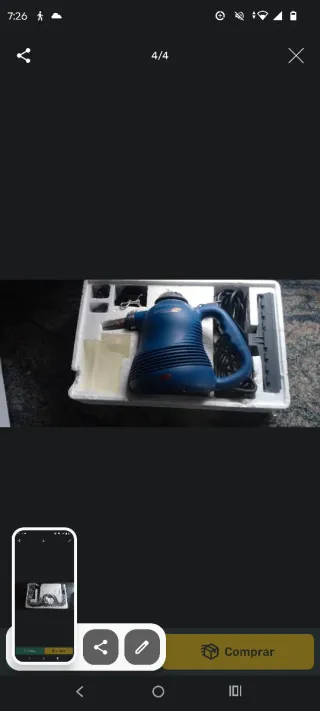 Vaporeta Taurus Rapidissimo 900W sin estrenar