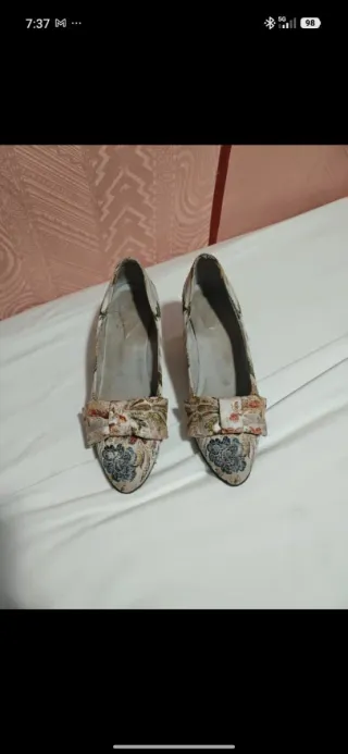 Traje de fallera antiguo, regalo zapatos n 37