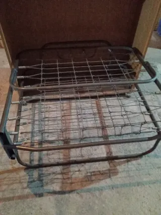 Cama Plegable Madera y Metal