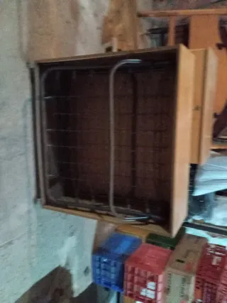 Cama Plegable Madera y Metal