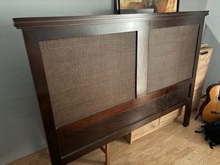 Cabecero Cama Matrimonio Rústico Madera