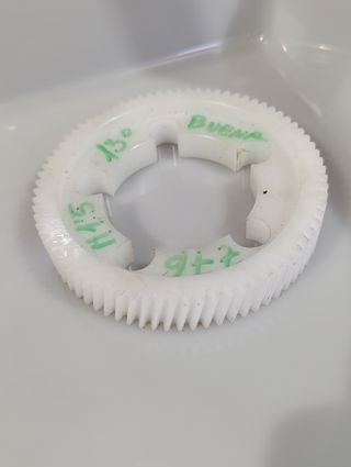 Dentado de engranajes y entalla