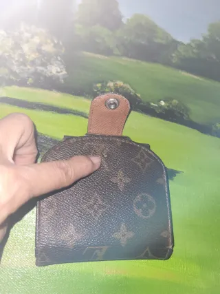 Monedero inspirado en Louis Vuitton Marrón