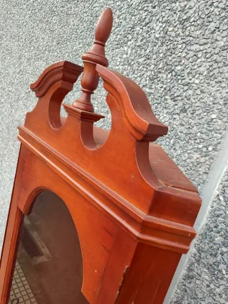 Vitrina de cerezo de 2 piezas