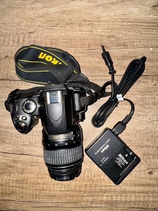 Cámara Réflex Nikon D40 Negra