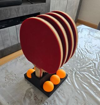 Soporte Compacto Palas Ping-Pong
