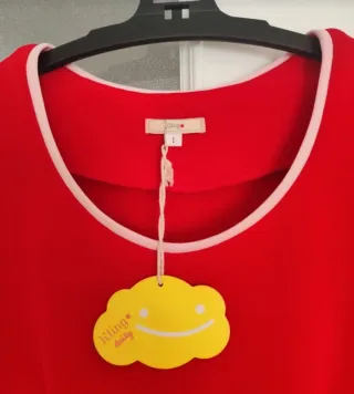 Vestido rojo corto Kling