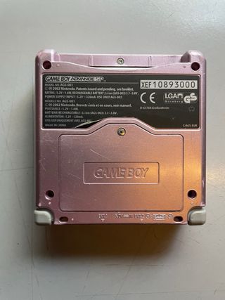 Nintendo Game Boy Advance SP Rosa + 7 Juegos