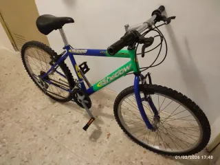 Bicicleta Montaña 24 Azul/Verde