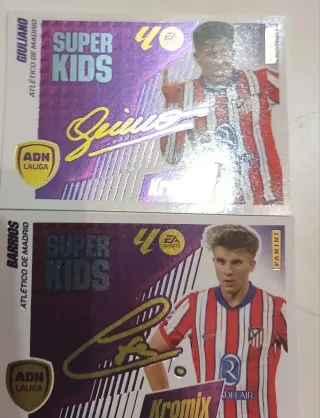 Cromos GIULIANO y BARRIOS ADN LALIGA