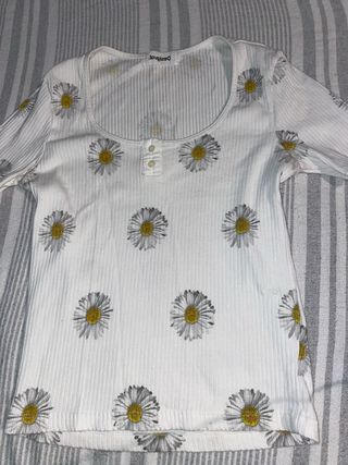 Blusa Desigual flores margaritas