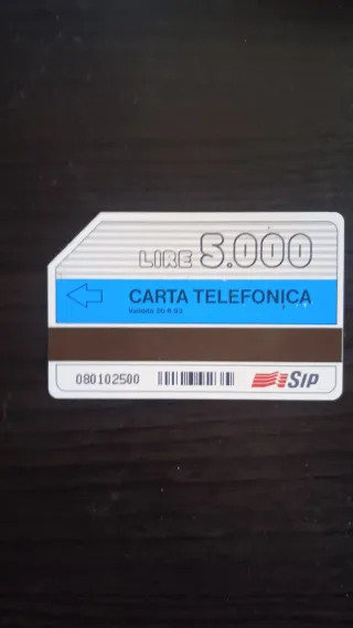 Carta Telefonica SIP Tariffe Orarie