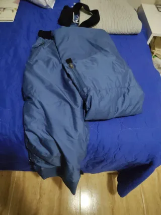 Pantalón mono nieve niña Decathlon azul