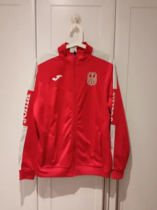 Sudadera Joma Portugalete Roja y Blanca