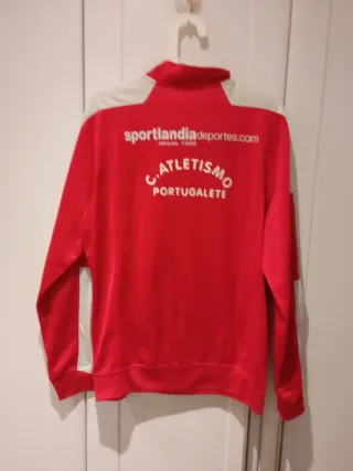Sudadera Joma Portugalete Roja y Blanca